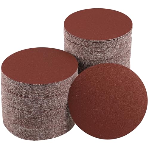 Sruhrak 100 Stück Schleifscheiben 120 Körnung, 125mm Ohne Loch Klett Schleifpapier für Exzenterschleifer Sruhrak 100 Stück Schleifscheiben 120 Körnung, 125mm Ohne Loch Klett Schleifpapier für Exzenterschleifer von Sruhrak