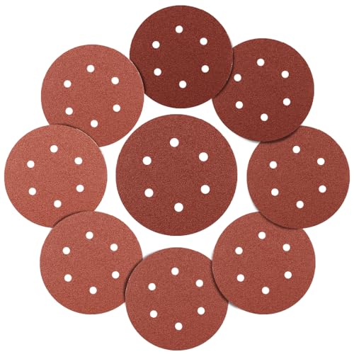 Sruhrak 100 Stück Schleifscheiben 150mm Schleifpapier Klett 60/80/120/240/400 Körnung 8 Loch Scheiben Set für Bosch Exzenterschleifer Sruhrak 100 Stück Schleifscheiben 150mm Schleifpapier Klett 60/80/120/240/400 Körnung 8 Loch Scheiben Set für Bosch Exzenterschleifer von Sruhrak
