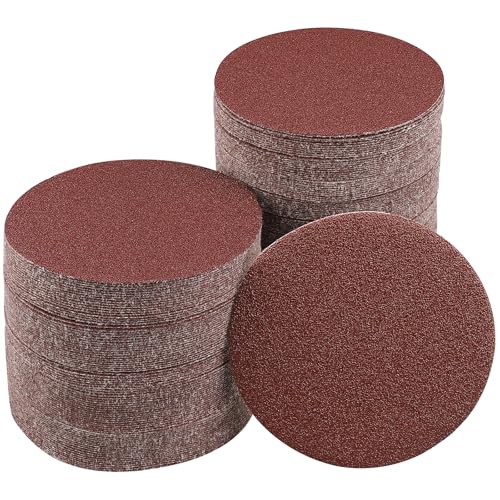 Sruhrak 100 Stück Schleifscheiben 40 Körnung, 125mm Ohne Loch Klett Schleifpapier für Exzenterschleifer Sruhrak 100 Stück Schleifscheiben 40 Körnung, 125mm Ohne Loch Klett Schleifpapier für Exzenterschleifer von Sruhrak