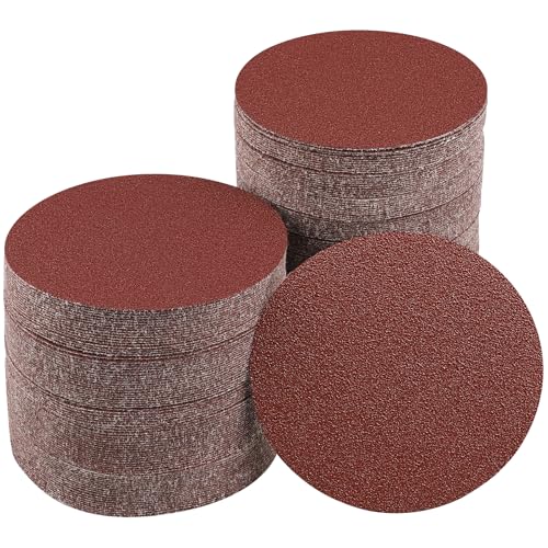 Sruhrak 100 Stück Schleifscheiben 60 Körnung, 125mm Ohne Loch Klett Schleifpapier für Exzenterschleifer Sruhrak 100 Stück Schleifscheiben 60 Körnung, 125mm Ohne Loch Klett Schleifpapier für Exzenterschleifer von Sruhrak