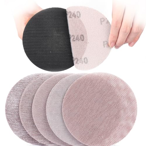 Sruhrak 50 Stück 125mm Schleifgitte Klett, 80/120/180/240/400 Körnung Schleifnetz Effiziente Staubentfernung Schleifpads für Ttrockenbau Wandschleifer Sruhrak 50 Stück 125mm Schleifgitte Klett, 80/120/180/240/400 Körnung Schleifnetz Effiziente Staubentfernung Schleifpads für Ttrockenbau Wandschleifer von Sruhrak