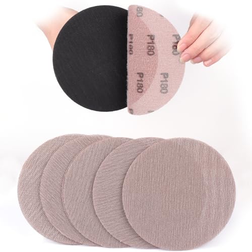 Sruhrak 150mm Schleifpapier Retikulierte Klett, 30 Stück Schleifgitter 180 körnung Schleifscheiben für Trockenbauschleifer Exzenterschleifer Sruhrak 150mm Schleifpapier Retikulierte Klett, 30 Stück Schleifgitter 180 körnung Schleifscheiben für Trockenbauschleifer Exzenterschleifer von Sruhrak