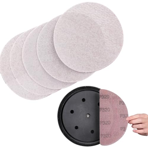 Sruhrak 25 Stück Schleifgitte Retikulierte Klett, 225mm Schleifpapier 320 körnung Schleifscheiben für Trockenbauschleifer Exzenterschleifer Sruhrak 25 Stück Schleifgitte Retikulierte Klett, 225mm Schleifpapier 320 körnung Schleifscheiben für Trockenbauschleifer Exzenterschleifer von Sruhrak