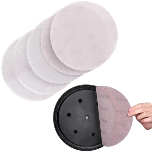 Sruhrak 25 Stück Schleifgitte Retikulierte Klett, 225mm Schleifpapier 400 körnung Schleifscheiben für Trockenbauschleifer Exzenterschleifer Sruhrak 25 Stück Schleifgitte Retikulierte Klett, 225mm Schleifpapier 400 körnung Schleifscheiben für Trockenbauschleifer Exzenterschleifer von Sruhrak