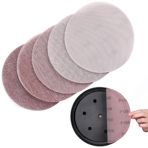 Sruhrak 25 Stück Schleifgitte Retikulierte Klett, 225mm Schleifpapier 80/120/180/240/400 körnung Schleifscheiben für Trockenbauschleifer Exzenterschleifer Sruhrak 25 Stück Schleifgitte Retikulierte Klett, 225mm Schleifpapier 80/120/180/240/400 körnung Schleifscheiben für Trockenbauschleifer Exzenterschleifer von Sruhrak