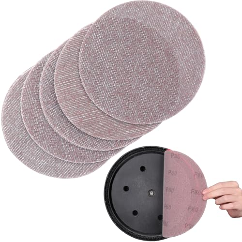 Sruhrak 25 Stück Schleifgitte Retikulierte Klett, 225mm Schleifpapier 80 körnung Schleifscheiben für Trockenbauschleifer Exzenterschleifer Sruhrak 25 Stück Schleifgitte Retikulierte Klett, 225mm Schleifpapier 80 körnung Schleifscheiben für Trockenbauschleifer Exzenterschleifer von Sruhrak