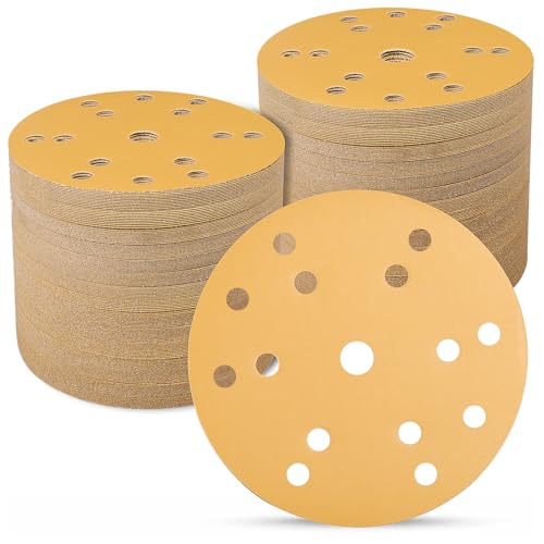 Sruhrak Schleifpapier 150mm Klett 100 Stück, 320 Körnung 6-Zoll 15 Loch Schleifscheiben Schleifscheiben 150mm klett für Uniflex-Schleifmaschinen und alle Oszillationswerkzeuge Sruhrak Schleifpapier 150mm Klett 100 Stück, 320 Körnung 6-Zoll 15 Loch Schleifscheiben Schleifscheiben 150mm klett für Uniflex-Schleifmaschinen und alle Oszillationswerkzeuge von Sruhrak