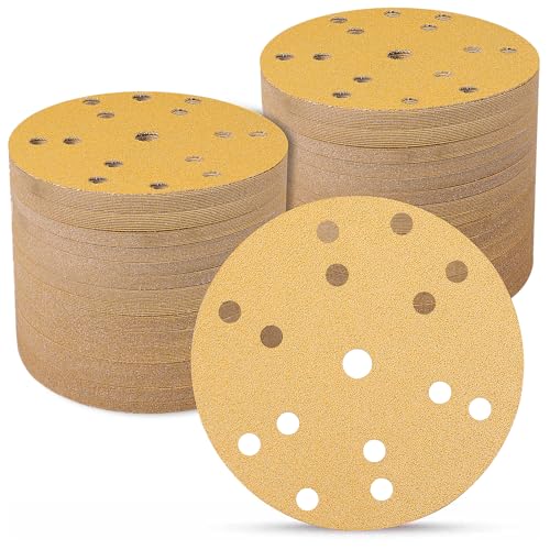 Sruhrak Schleifpapier 150mm Klett 100 Stück, 60 Körnung 6-Zoll 15 Loch Schleifscheiben Schleifscheiben 150mm klett für Uniflex-Schleifmaschinen und alle Oszillationswerkzeuge Sruhrak Schleifpapier 150mm Klett 100 Stück, 60 Körnung 6-Zoll 15 Loch Schleifscheiben Schleifscheiben 150mm klett für Uniflex-Schleifmaschinen und alle Oszillationswerkzeuge von Sruhrak