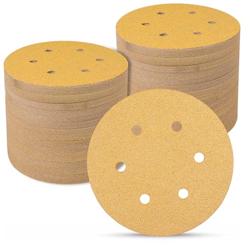 Schleifpapier 150mm Klett 70 Stück, 40 Körnung 6-Zoll 6 Loch Schleifscheiben Schleifscheiben 150mm klett für Uniflex-Schleifmaschinen und alle Oszillationswerkzeuge Schleifpapier 150mm Klett 70 Stück, 40 Körnung 6-Zoll 6 Loch Schleifscheiben Schleifscheiben 150mm klett für Uniflex-Schleifmaschinen und alle Oszillationswerkzeuge von Sruhrak