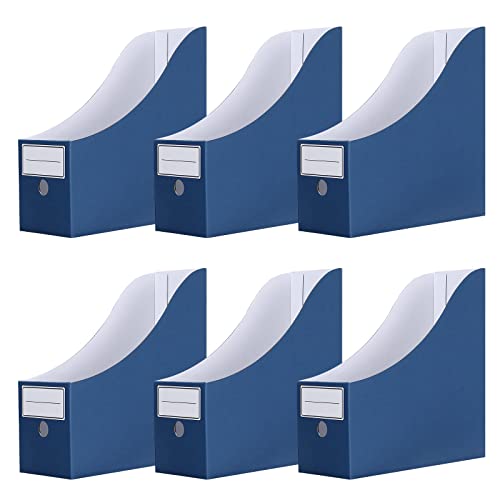 Srvnpioy Stehsammler A4, 6 Stück, aus stabilem Karton, 10cm breit, Farbe Blau, für Büro, Schule, Zuhause,10,2 x 26 x 26,7 cm Srvnpioy Stehsammler A4, 6 Stück, aus stabilem Karton, 10cm breit, Farbe Blau, für Büro, Schule, Zuhause,10,2 x 26 x 26,7 cm von Srvnpioy