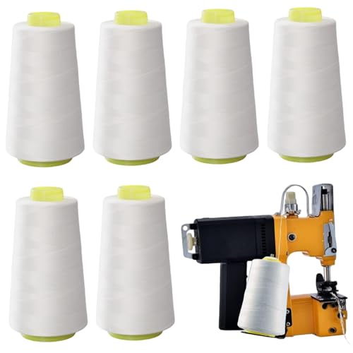 6 Rollengewinde zum Nähen, 3000 -Yard -Polyester -Nähmaschinengewinde, robuste praktische tragbare Schwere für die Heim- oder Handelsmaschine 6 Rollengewinde zum Nähen, 3000 -Yard -Polyester -Nähmaschinengewinde, robuste praktische tragbare Schwere für die Heim- oder Handelsmaschine von Ssguopte