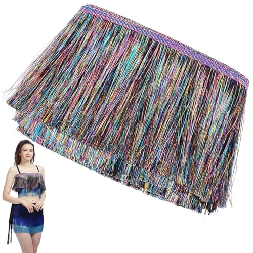 Randverkleidung 8 Zoll x 33 Fuß Bunte Lackel Fransen lebendige Fade -Resistant Nylon Trimmable DIY -Fransen für Kleidungsvorhang Kostüm Tanzkleid Nähen Randverkleidung 8 Zoll x 33 Fuß Bunte Lackel Fransen lebendige Fade -Resistant Nylon Trimmable DIY -Fransen für Kleidungsvorhang Kostüm Tanzkleid Nähen von Ssguopte