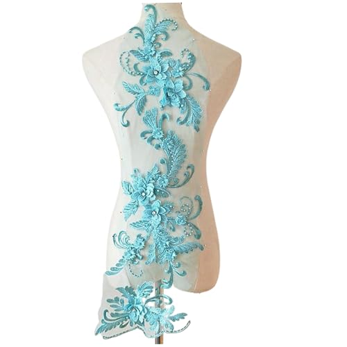 Spitzenapplikationen 3D Perlenblüte Sequenz Lange Spitzen Applikationen Verzierungen DIY Kleid Abschlussball glänzender blauer Perlen Applikationen für Hochzeitskleid -Bekleidung Accessoires Spitzenapplikationen 3D Perlenblüte Sequenz Lange Spitzen Applikationen Verzierungen DIY Kleid Abschlussball glänzender blauer Perlen Applikationen für Hochzeitskleid -Bekleidung Accessoires von Ssguopte