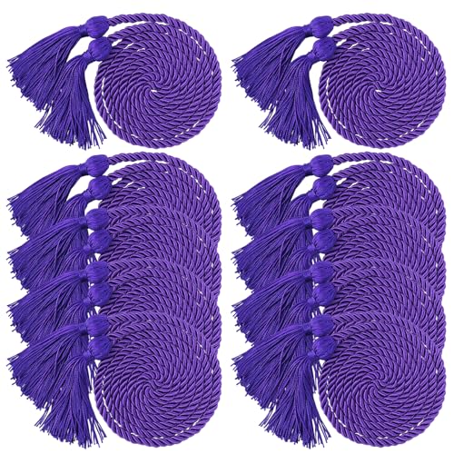 Ssguopte 10pcs Abschlusskabel, 67 -Zoll -Abschlusskabel mit Quasten für Hochschulabsolventen, lila, lila von Ssguopte