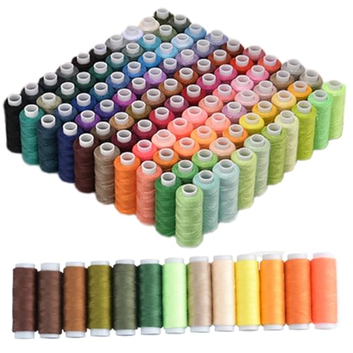 Stickereifaden Set 100 Farben Polyester 656 Fuß Zahnseide zum Handstrickgengen und Nähen Stickereifaden Set 100 Farben Polyester 656 Fuß Zahnseide zum Handstrickgengen und Nähen von Ssguopte