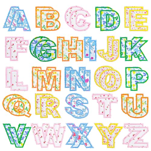 52 Stück Blumen Buchstaben Patches Blau Floral bestickte Applikation Buchstaben A-Z Selbstklebende Alphabet Aufkleber für Kleidung, Hüte, Taschen, DIY Handwerk 52 Stück Blumen Buchstaben Patches Blau Floral bestickte Applikation Buchstaben A-Z Selbstklebende Alphabet Aufkleber für Kleidung, Hüte, Taschen, DIY Handwerk von Ssyuysto
