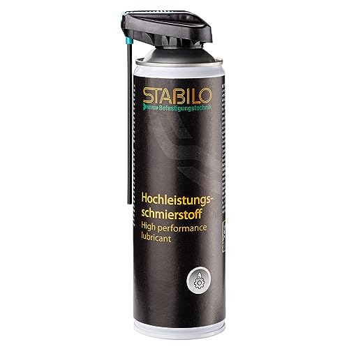 Hochleistungsschmierstoff HLS 500ml | Kriechöl, Ölspray, Schmiermittel, Haftschmierstoff, Schmierstoff, Haftschmierspray von Stabilo Befestigungstechnik