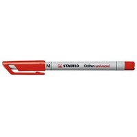 10 STABILO OHPen universal Folienstifte rot 1,0 mm non-permanent von Stabilo