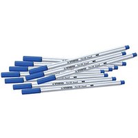 STABILO Pen 68 brush Brush-Pens blau, 10 St. von Stabilo