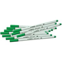 STABILO Pen 68 brush Brush-Pens grün, 10 St. von Stabilo