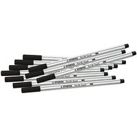 STABILO Pen 68 brush Brush-Pens schwarz, 10 St. von Stabilo