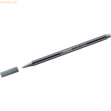 Stabilo Fasermaler Pen 68 metallic 1,4mm (M) Silber von Stabilo