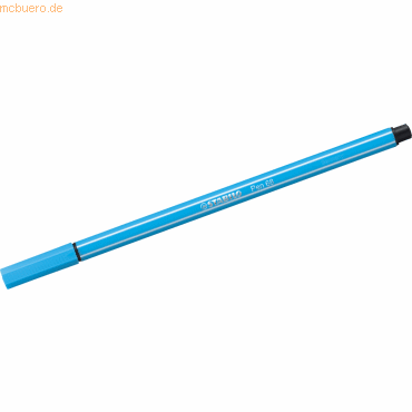 10 x Stabilo Fasermaler pen 68 kobaltblau hell von Stabilo