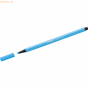 10 x Stabilo Fasermaler pen 68 neonblau von Stabilo