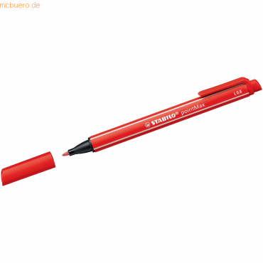 10 x Stabilo Filzschreiber pointMax 0,8 mm karmin 10 x Stabilo Filzschreiber pointMax 0,8 mm karmin von Stabilo