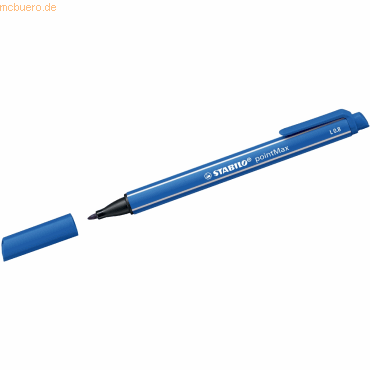 10 x Stabilo Filzschreiber pointMax 0,8 mm ultramarinblau 10 x Stabilo Filzschreiber pointMax 0,8 mm ultramarinblau von Stabilo