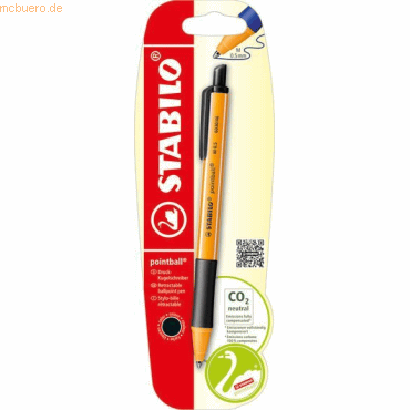 Stabilo Kugelschreiber pointball schwarz Blisterkarte Stabilo Kugelschreiber pointball schwarz Blisterkarte von Stabilo