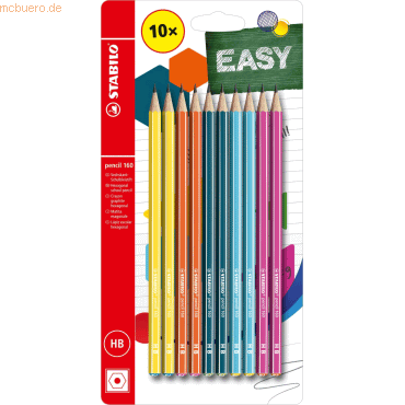 10 x Stabilo Schulbleistift pencil 160 HB VE=10 Stück Blister 10 x Stabilo Schulbleistift pencil 160 HB VE=10 Stück Blister von Stabilo