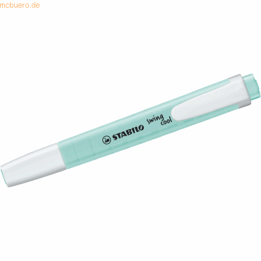 10 x Stabilo Textmarker swing cool Pastel Edition zartes Türkis von Stabilo