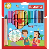 STABILO Cappi Filzstifte farbsortiert, 12 St. STABILO Cappi Filzstifte farbsortiert, 12 St. von Stabilo