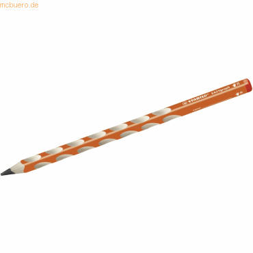 12 x Stabilo Dreikant-Bleistift Easygraph B orange von Stabilo