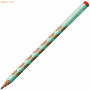 12 x Stabilo Dreikant-Bleistift Easygraph Pastel Edition pastellgrün von Stabilo