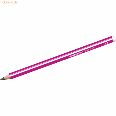 12 x Stabilo Schulbleistift Trio dreikant dick 2B pink 12 x Stabilo Schulbleistift Trio dreikant dick 2B pink von Stabilo