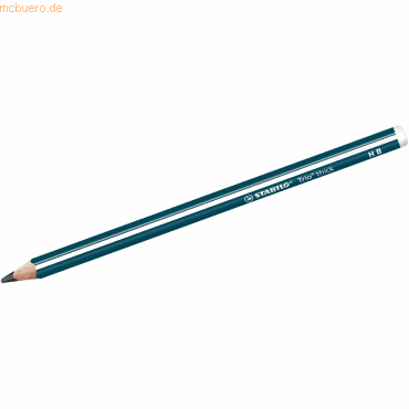 12 x Stabilo Schulbleistift Trio dreikant dick HB petrol 12 x Stabilo Schulbleistift Trio dreikant dick HB petrol von Stabilo