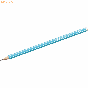 12 x Stabilo Schulbleistift sechskant pencil 160 HB blau von Stabilo