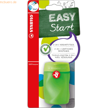 3 x Stabilo Dosenspitzer Easysharpener grün R Blisterkarte 3 x Stabilo Dosenspitzer Easysharpener grün R Blisterkarte von Stabilo