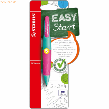 3 x Stabilo Druckbleistift Easyergo 1.4 türkis/neonpink 3 x Stabilo Druckbleistift Easyergo 1.4 türkis/neonpink von Stabilo