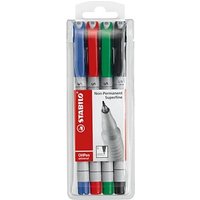 STABILO OHPen universal Folienstifte-Set farbsortiert non-permanent 4 St. von Stabilo