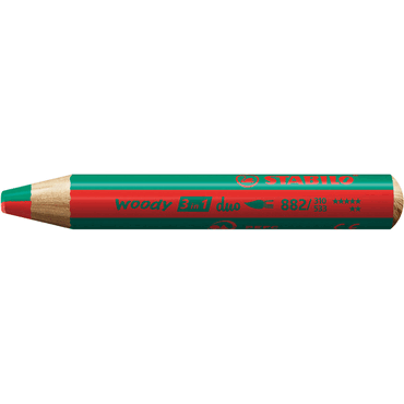 5 x Stabilo Aquarellfarbstift woody 3 in 1 duo rot/dunkelgrün 5 x Stabilo Aquarellfarbstift woody 3 in 1 duo rot/dunkelgrün von Stabilo