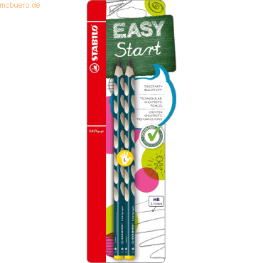 5 x Stabilo Bleistift Easygraph Minenbreite 3,15mm HB Blisterkarte pet 5 x Stabilo Bleistift Easygraph Minenbreite 3,15mm HB Blisterkarte pet von Stabilo