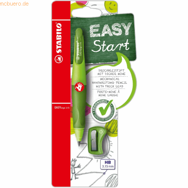 Stabilo Druckbleistift Easyergo zum Schreibenlernen 3.15 hellgrün/dunk Stabilo Druckbleistift Easyergo zum Schreibenlernen 3.15 hellgrün/dunk von Stabilo