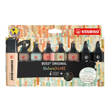 5 x Stabilo Textmarker BOSS ORIGINAL NatureCOL. Kartonetui 8 Stück/7 F 5 x Stabilo Textmarker BOSS ORIGINAL NatureCOL. Kartonetui 8 Stück/7 F von Stabilo