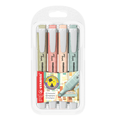 5 x Stabilo Textmarker swing cool 4St Etui 4 Stück/4 Farben 5 x Stabilo Textmarker swing cool 4St Etui 4 Stück/4 Farben von Stabilo