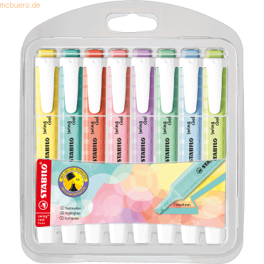 5 x Stabilo Textmarker swing cool Pastel Etui Etui VE=8 Stifte 5 x Stabilo Textmarker swing cool Pastel Etui Etui VE=8 Stifte von Stabilo