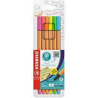 STABILO point 88 NEON Fineliner farbsortiert 0,4 mm, 6 St. STABILO point 88 NEON Fineliner farbsortiert 0,4 mm, 6 St. von Stabilo
