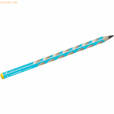 6 x Stabilo Bleistift Easygraph Minenbreite 3,15mm B Linkshänder blau von Stabilo